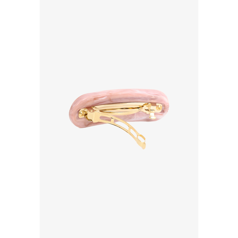 Prada Pink Embellished-logo Hairclip - Picture 3 of 3